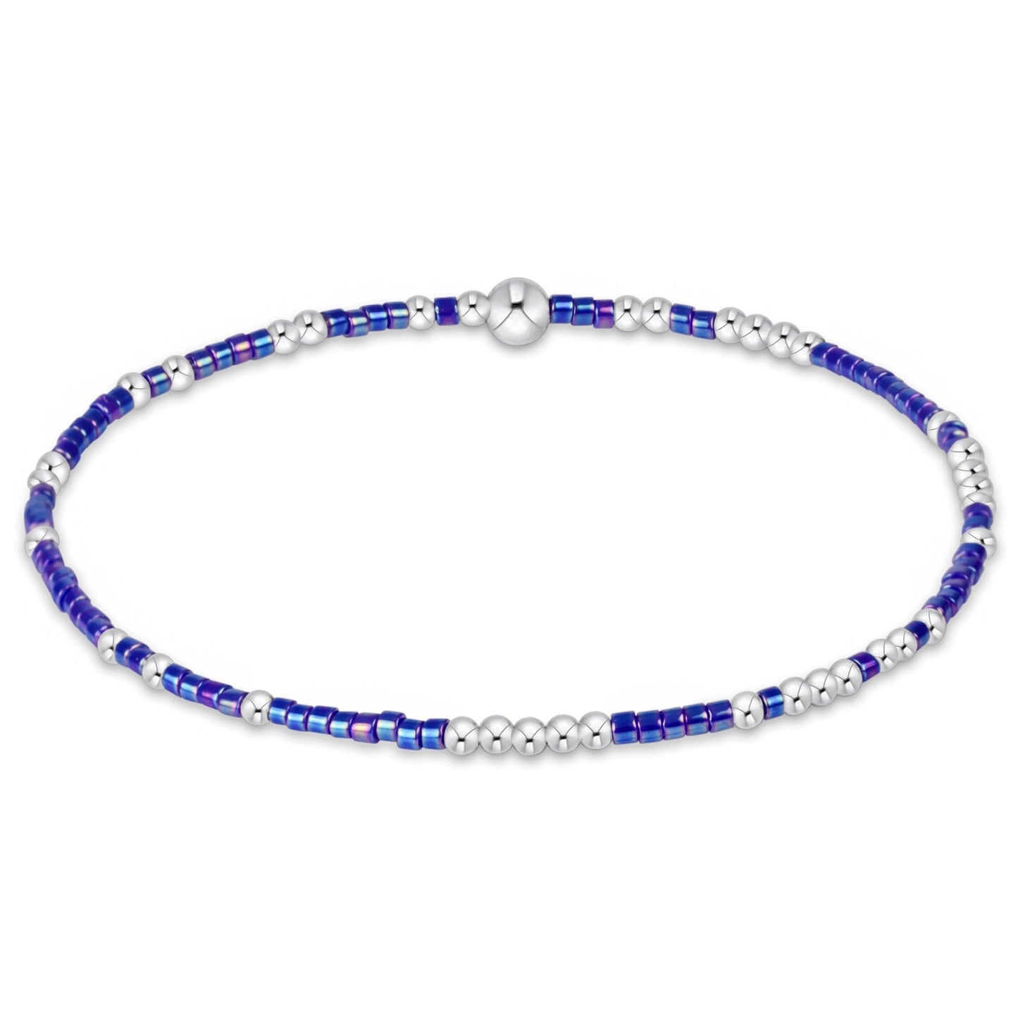 Hope Unwritten Sterling Bracelet - Blue Metallic