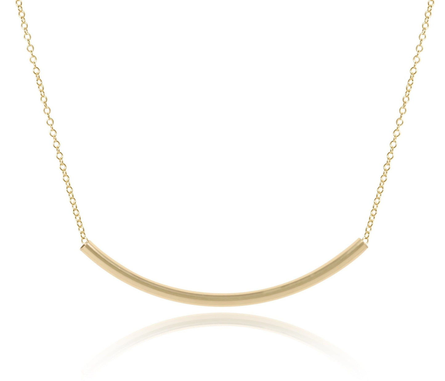 16" Necklace Gold - Bliss Bar Gold