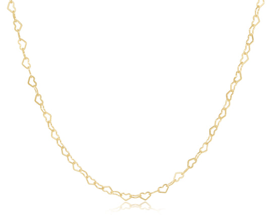 Choker Love Chain - Gold